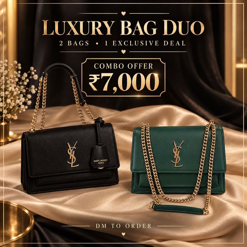 Luxury Bag Duo - 2 Bags, 1 Deal