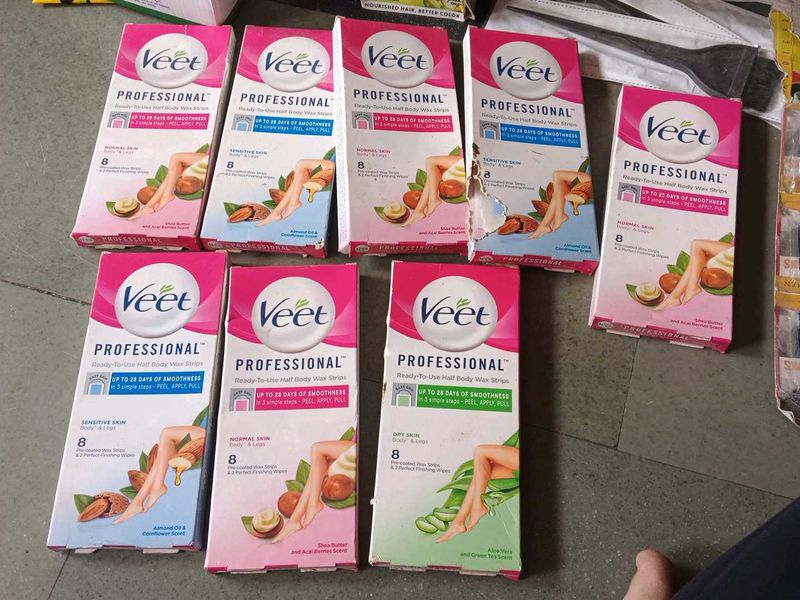 Veet Professional Wax Strips Lot