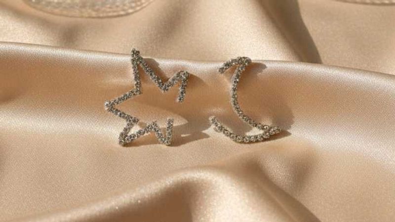 Star &amp; Moon Earrings
