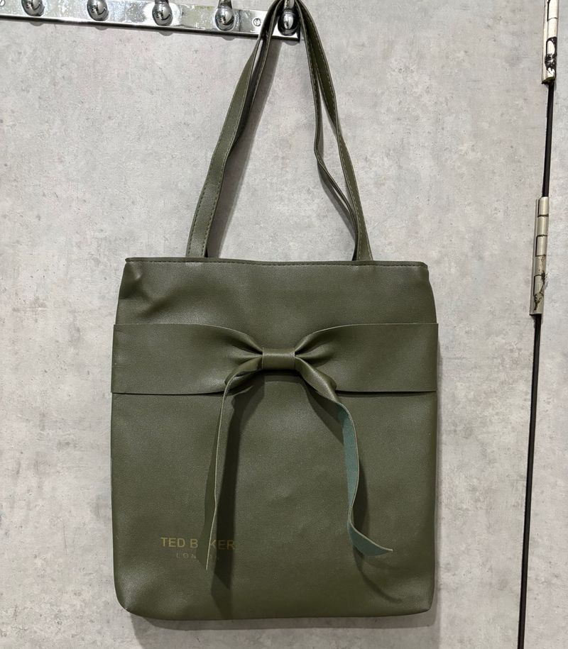 Ted Baker Olive BOW🎀 Tote Bag