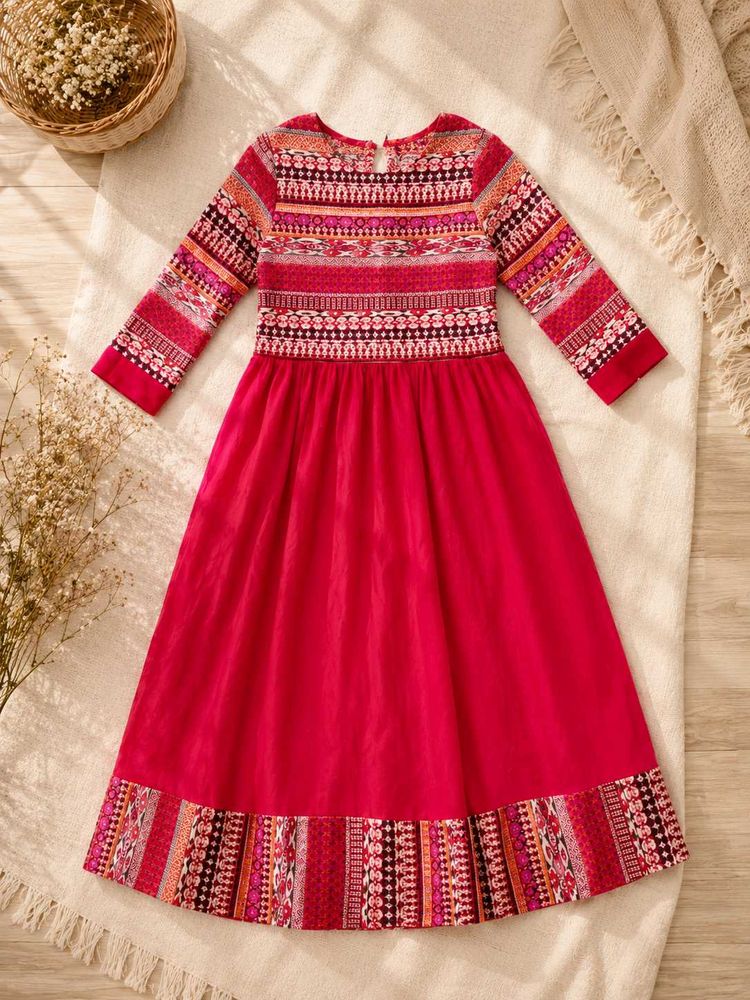Boho Print Maxi Dress