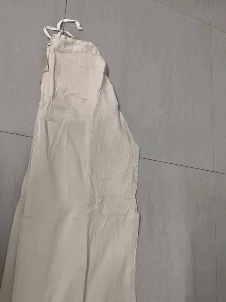 Cream Palazzo Pants