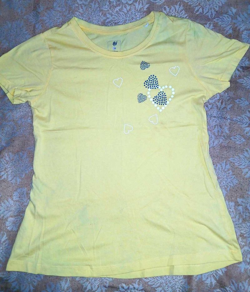 Yellow Heart Tee
