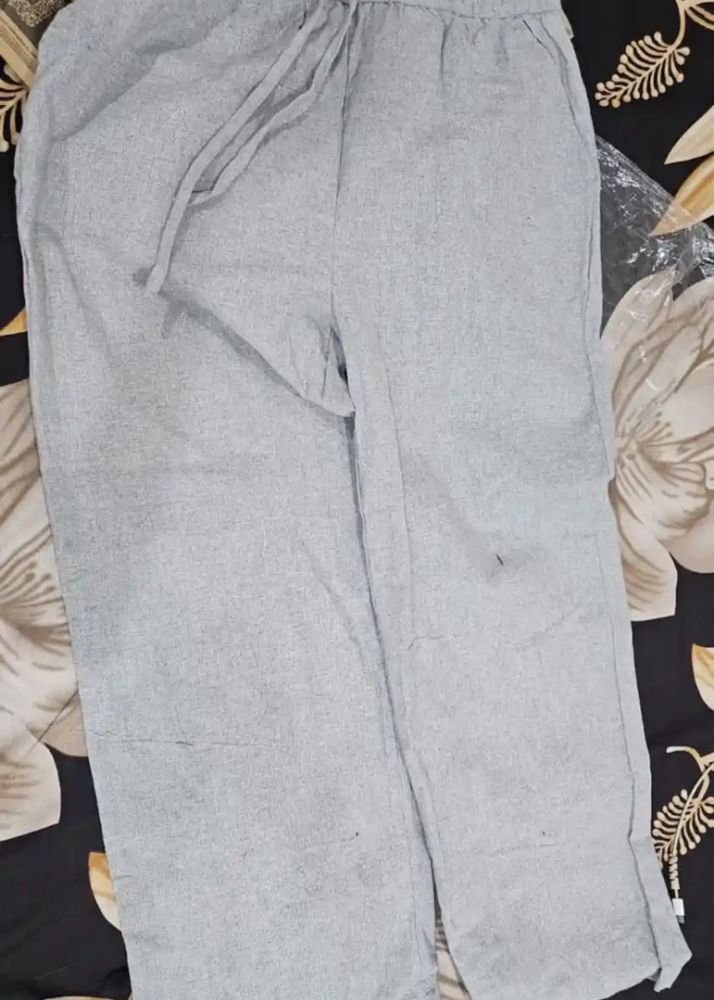 Light Grey Palazzo Pants