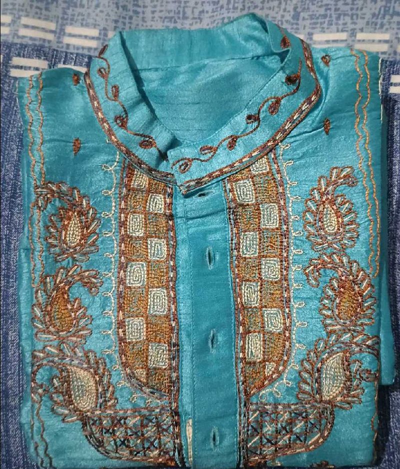 Elegant Embroidered Kurta
