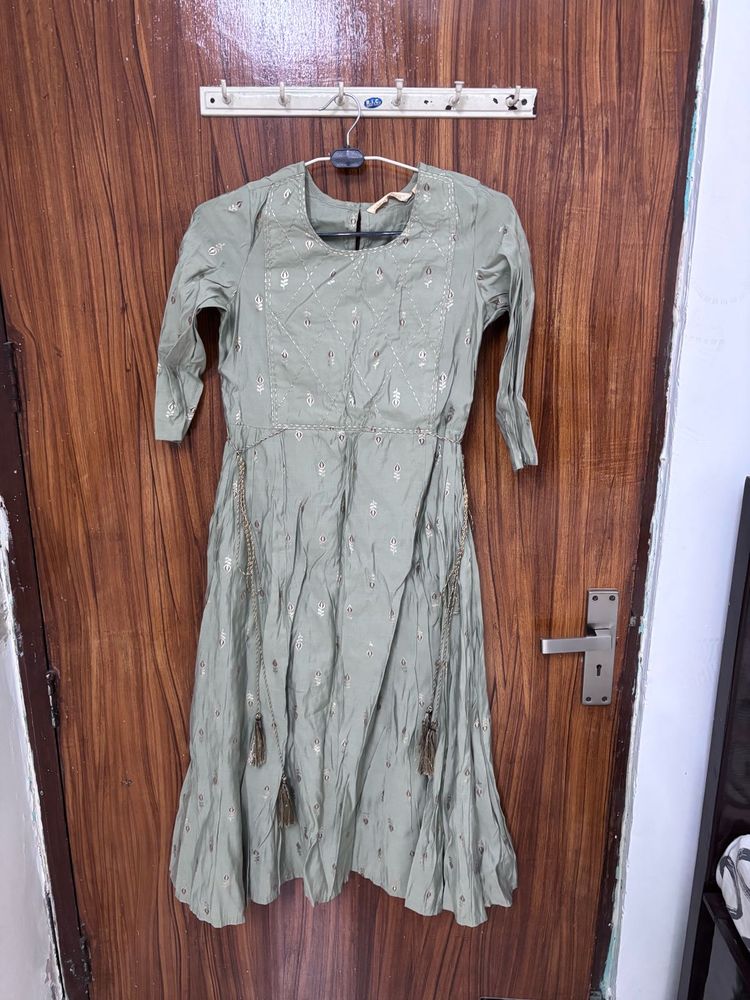 an Anarkali kurta