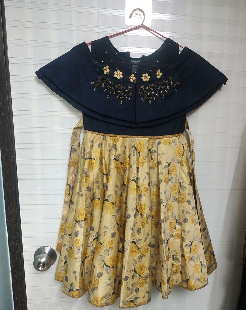 Floral Print Party Dress.