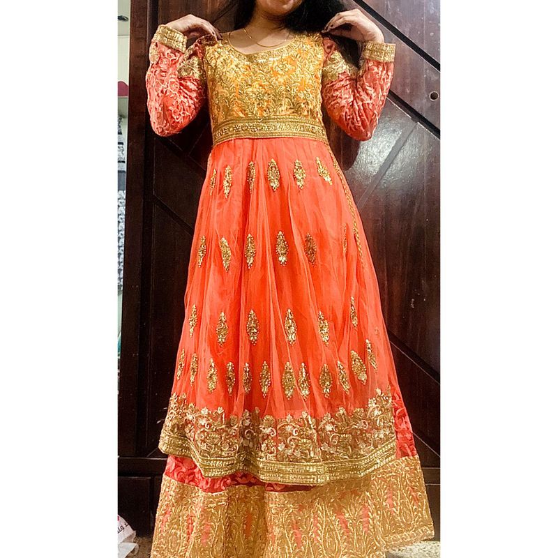 Sale ! Beautiful Orange Gown❤️