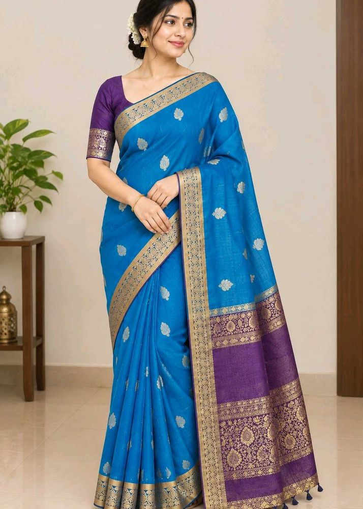 blue 🔵 saree