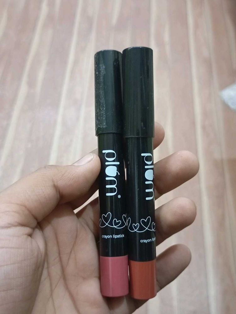 plum crayon lipsticks combo