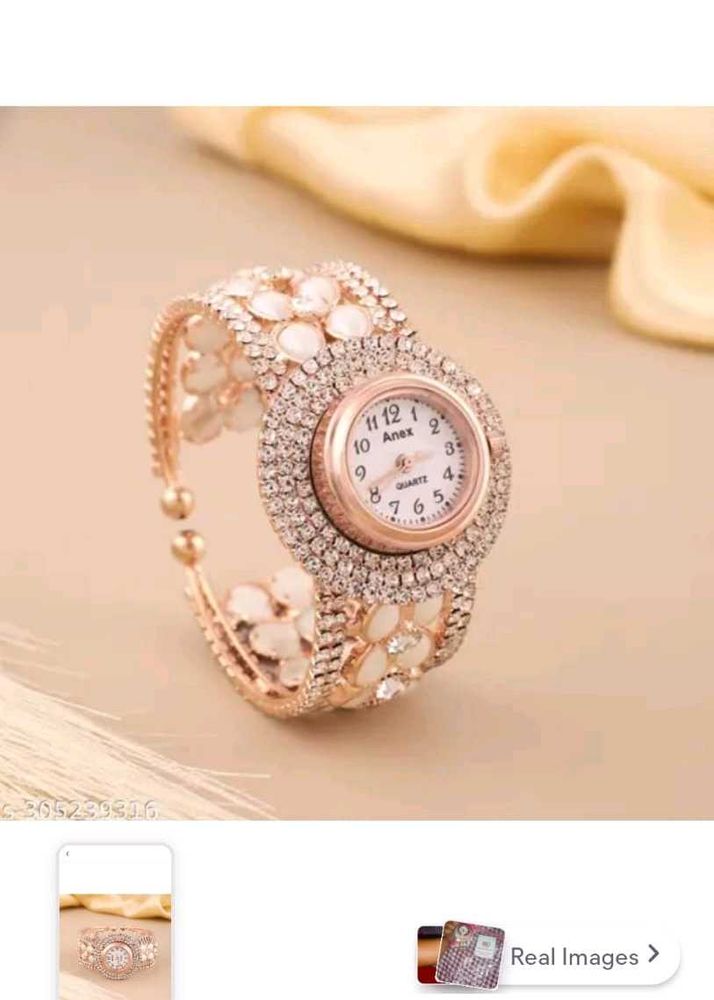 Elegant Rhinestone Bracelet Watch