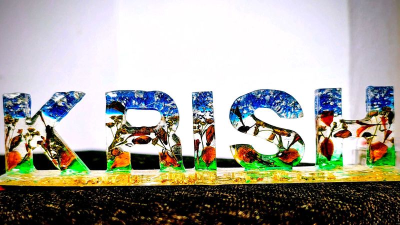 KRISH Resin Name showpiece CUSTOMIZED