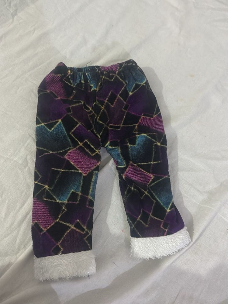 Kids' Patterned Fleece Pants