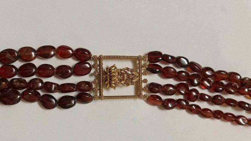 Real Agate stone three step mala