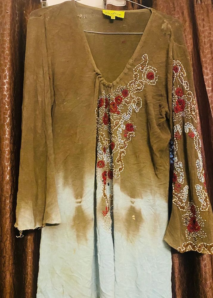 Beaded sweater