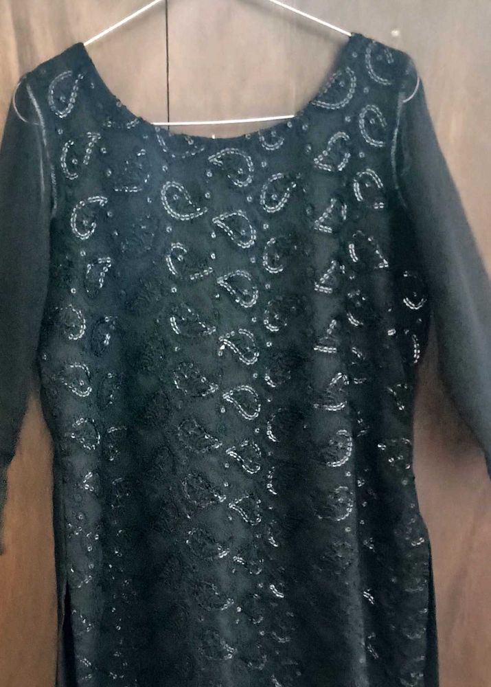 Elegant Black salwaar suit