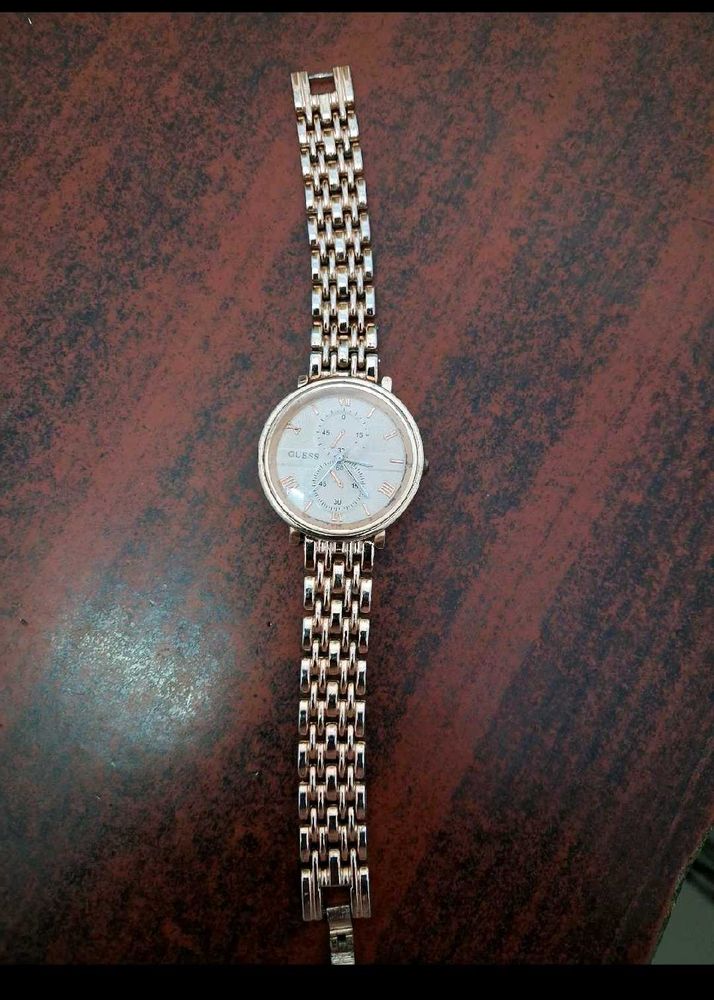 Elegant Rose Gold Tone Watch