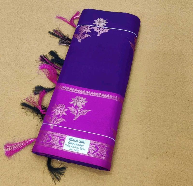 Malai Silk Allover Boota Saree