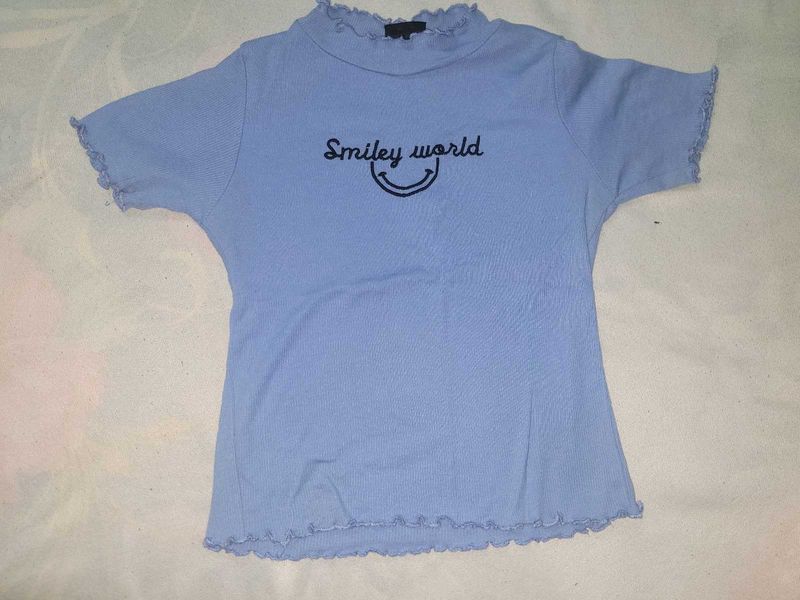 Cute Smiley World Baby Tee