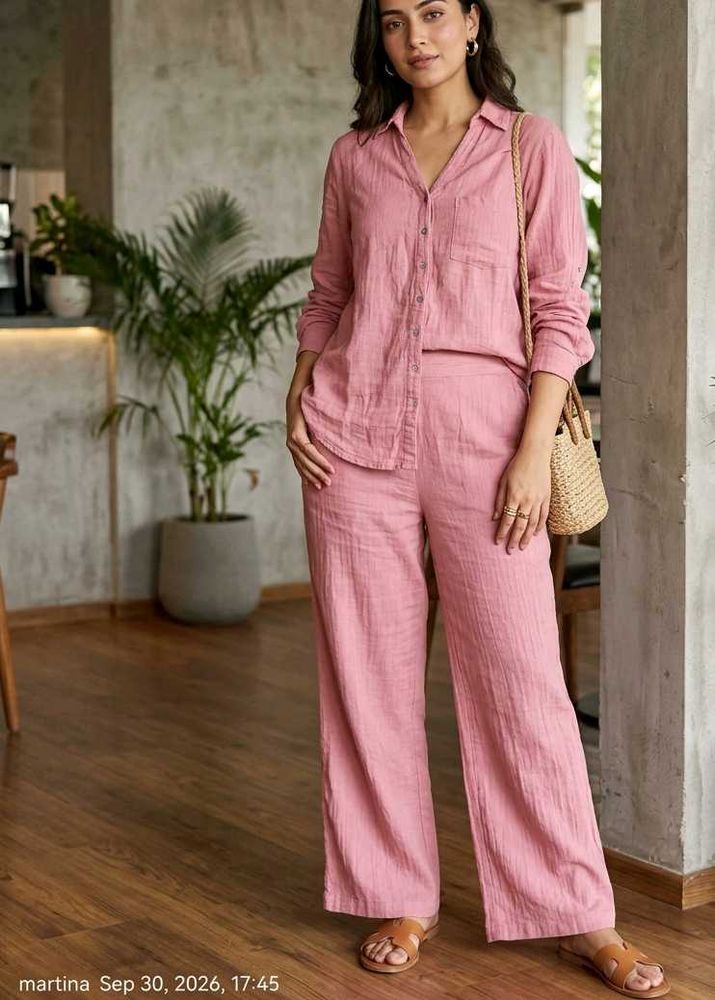 Chic Linen Lounge Set