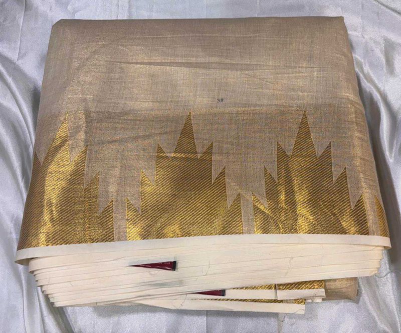 Golden Checked Dhotis