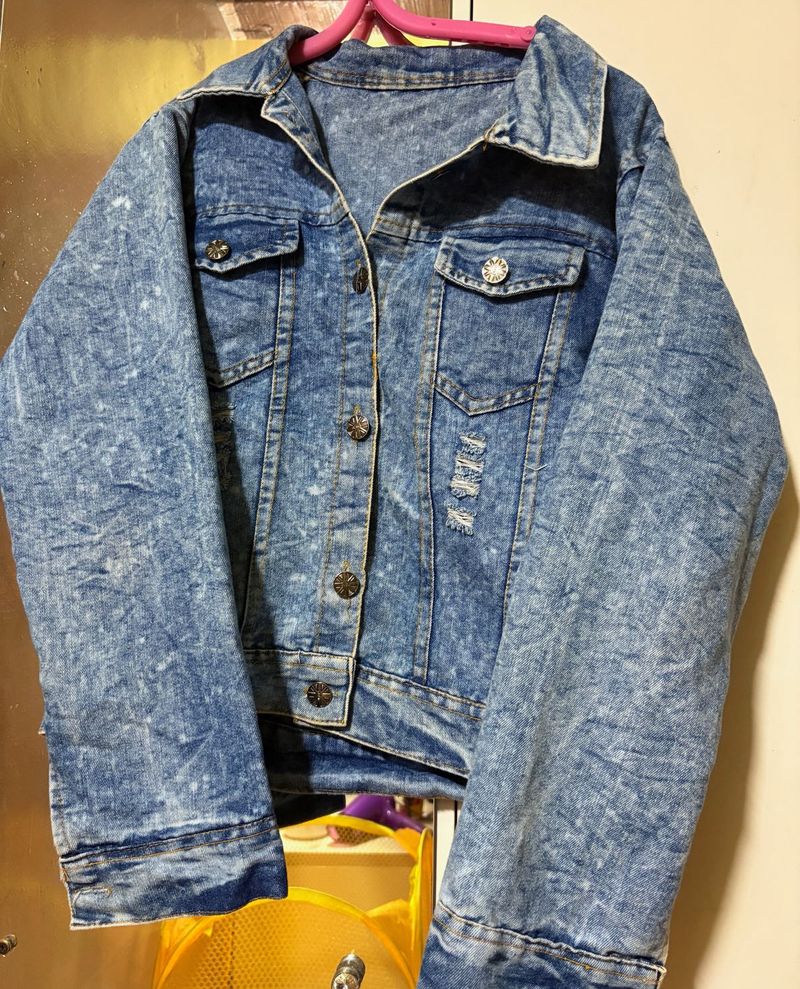 Acid Wash Denim Jacket