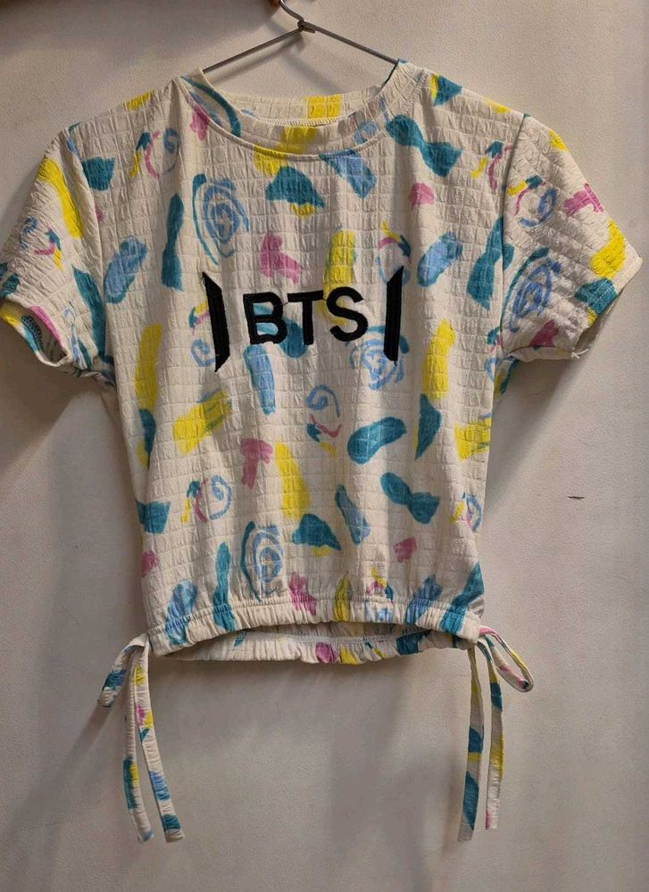 BTS Graphic Print T-Shirt