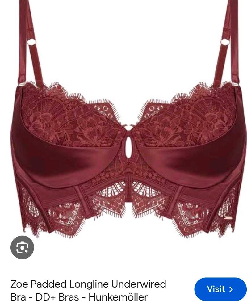 Elegant Lace Longline Bra with brief 👍