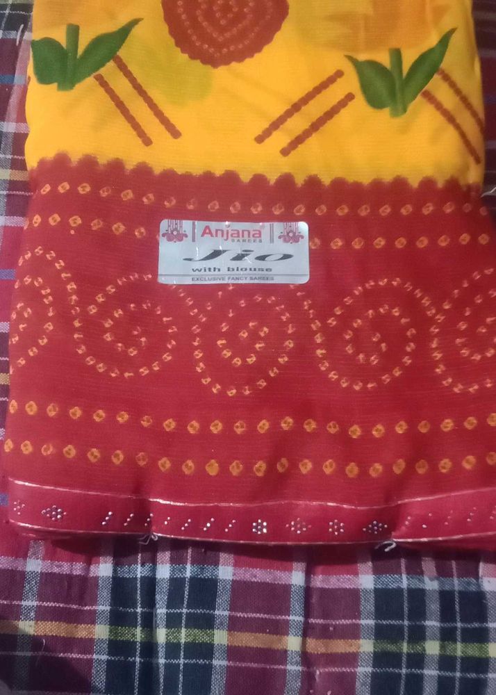 Anjana Jio Saree With Blouse