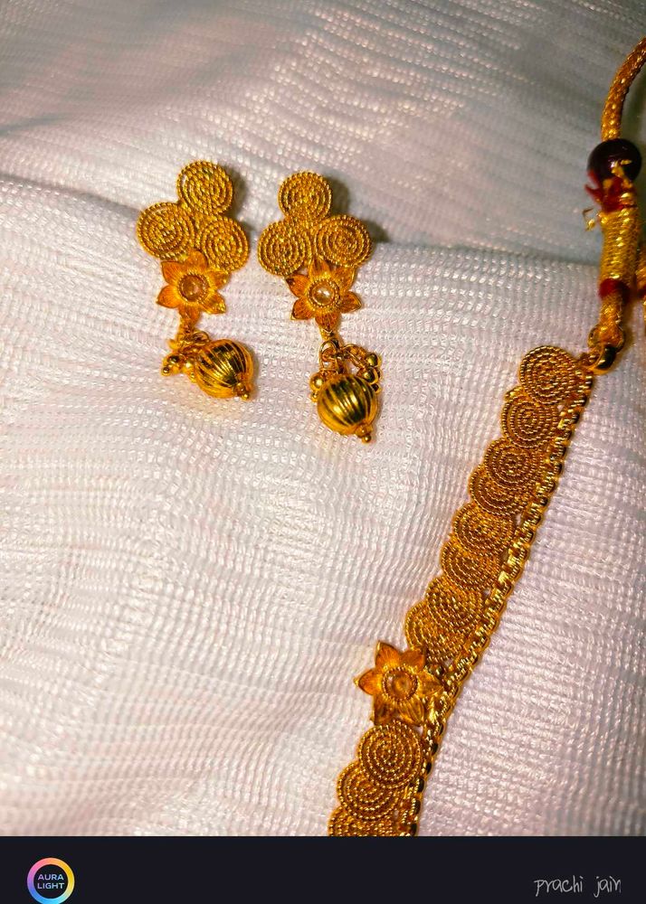 Exquisite Gold Plated Jewelry Set