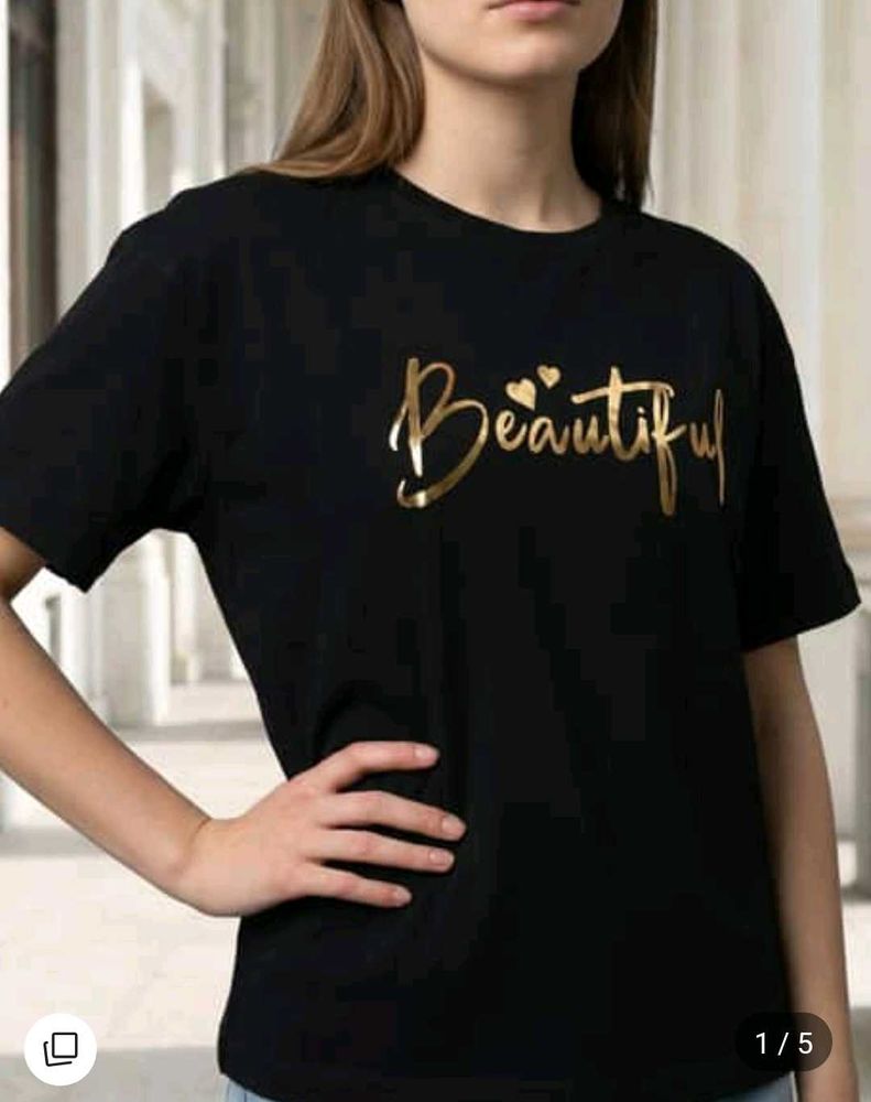 Black "Beautiful" Graphic Tee