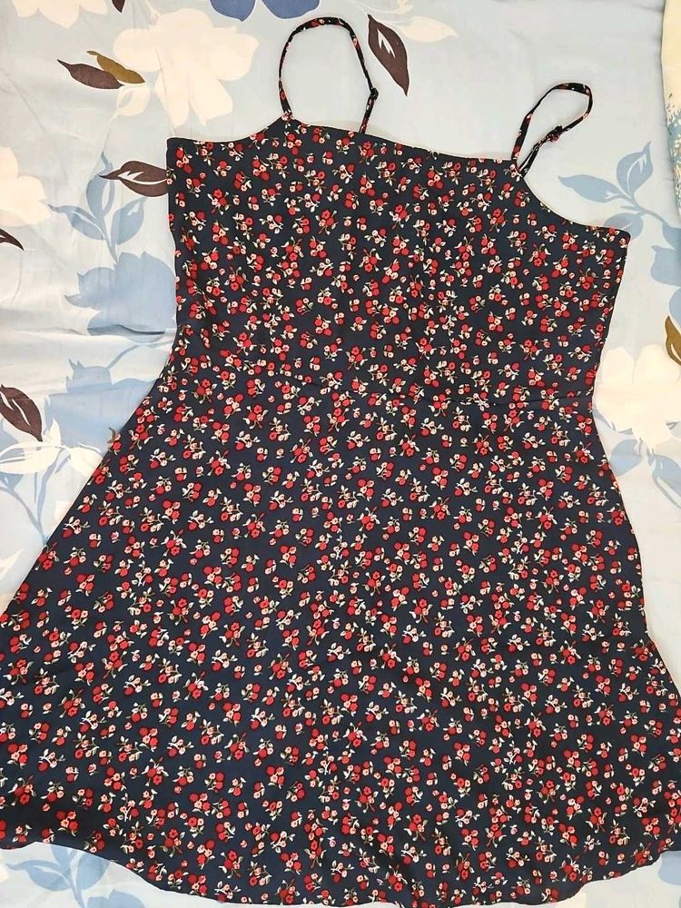 Floral Print Mini Dress