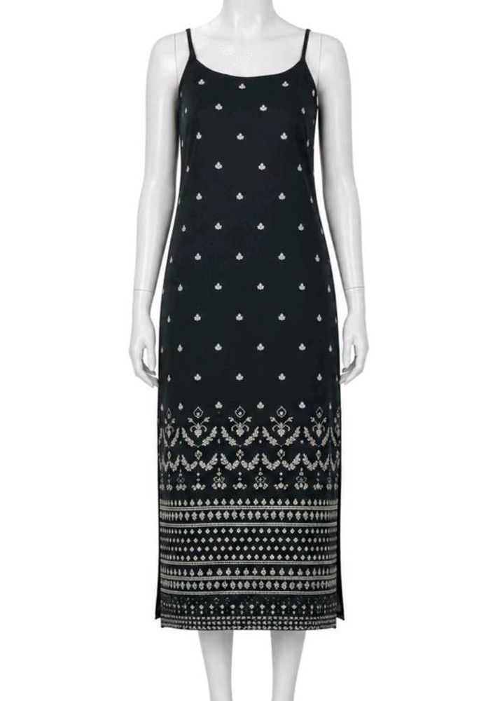 Chic Black Print kurti