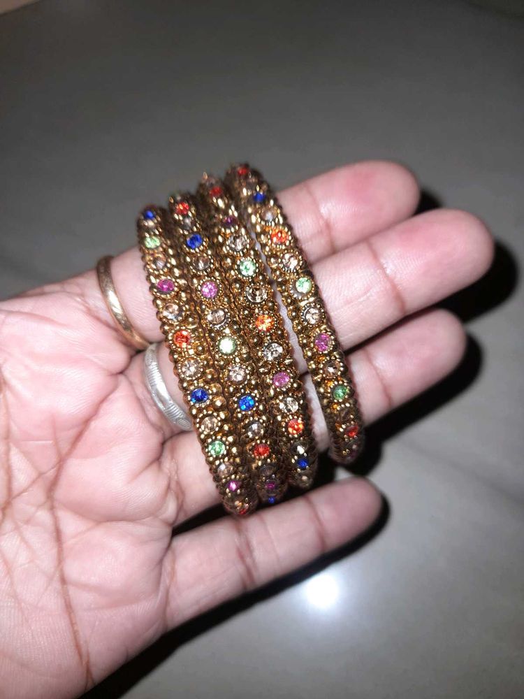 Set of 4 Indian Bangles