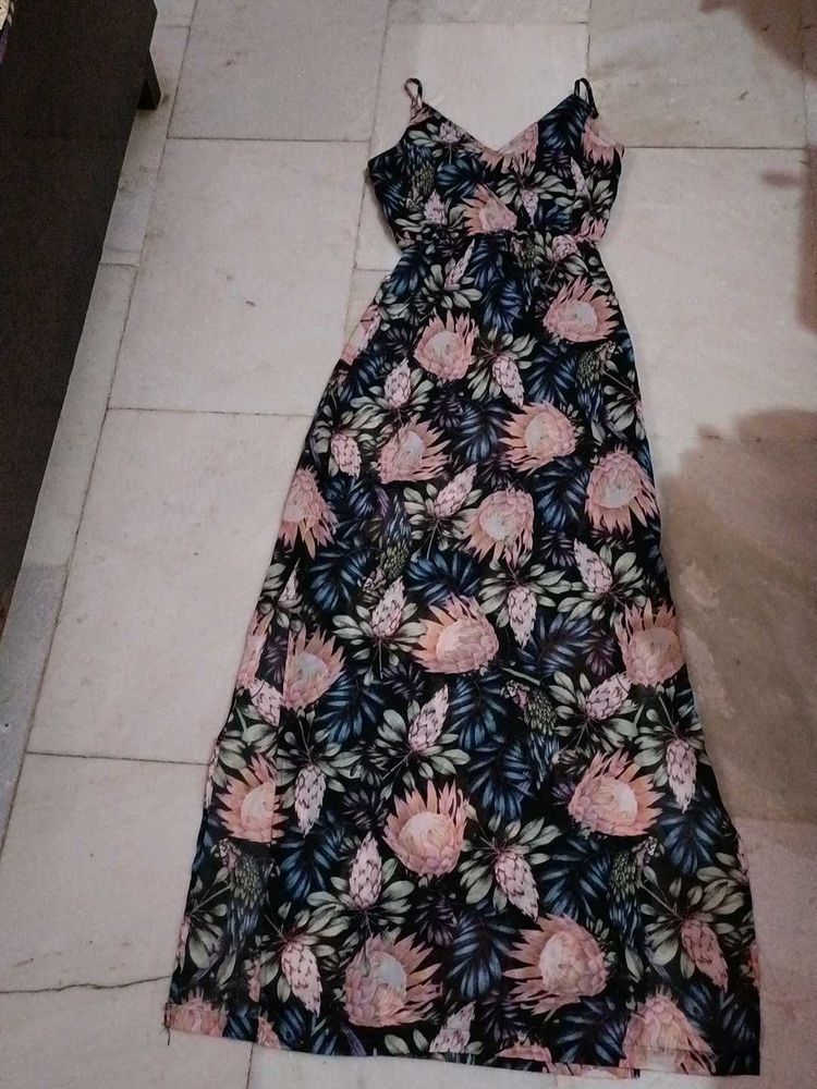 Floral Print Maxi Dress
