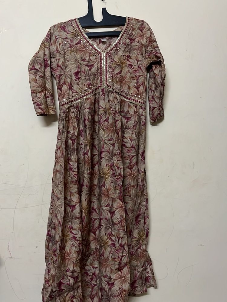 Floral Print Maxi Dress
