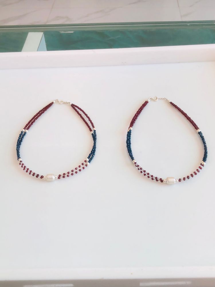 92.5 Silver Fancy Anklet