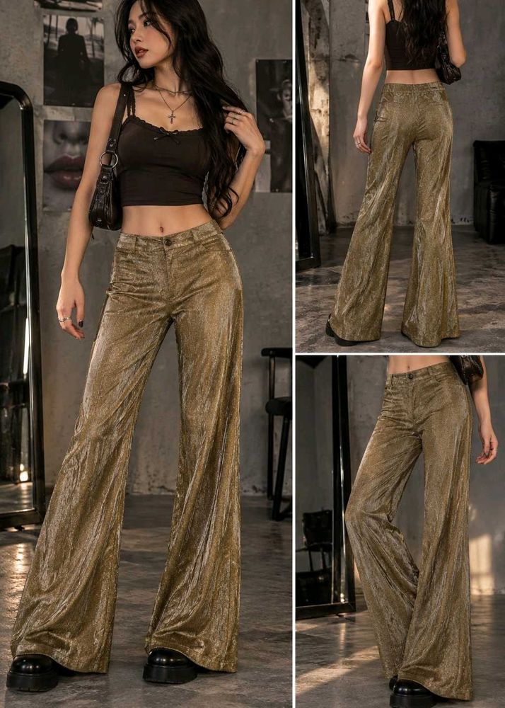 Sparkling Flared Pants