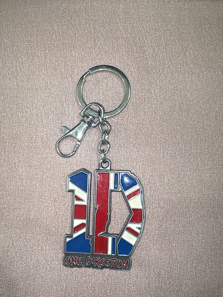 One Direction Keychain - Union Jack Design