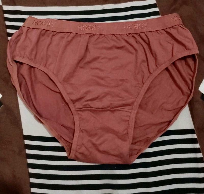 Women Pure Cotton Unused Panty