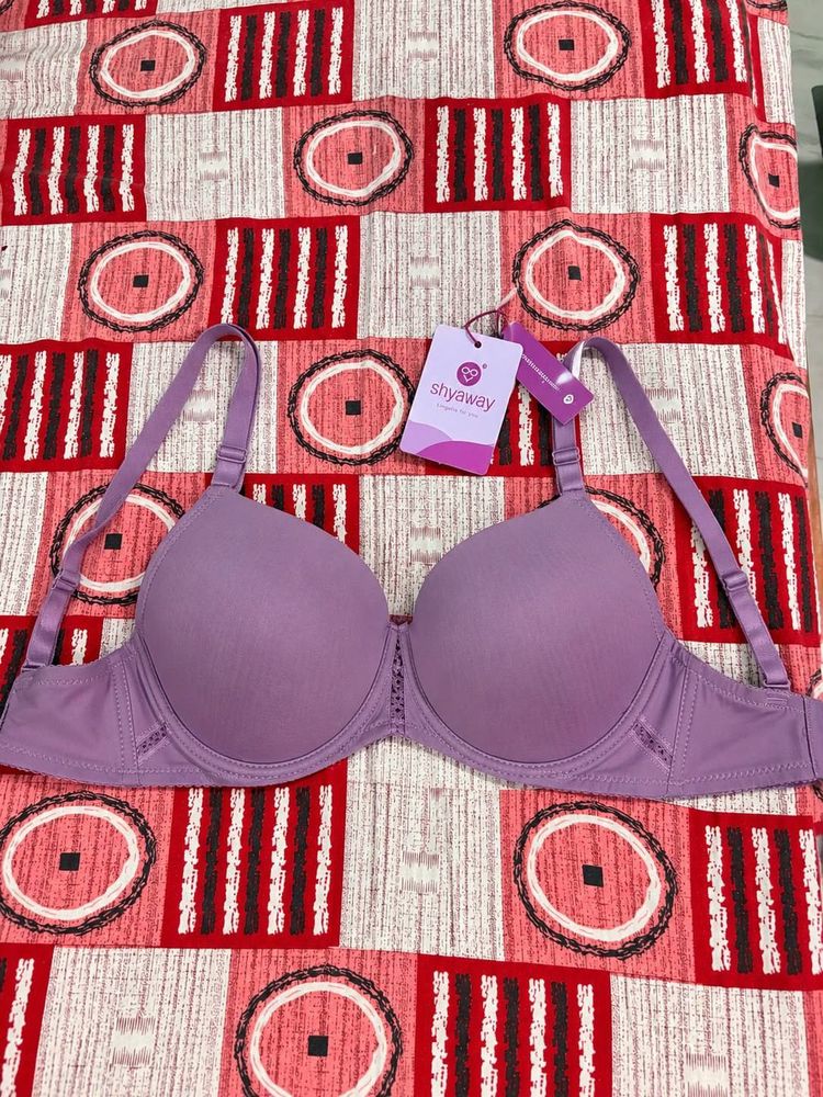 Shyaway Purple Padded Bra