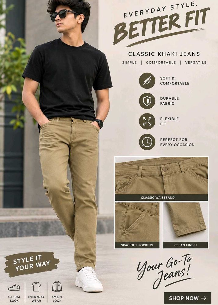 Classic Khaki Jeans