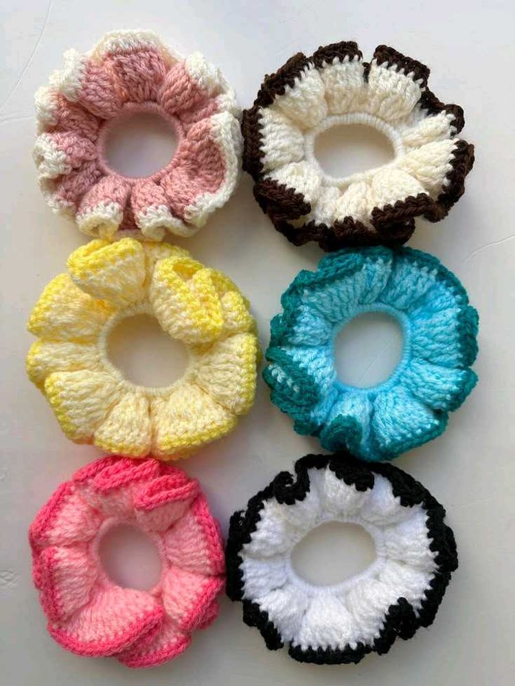Any 2 Handmade Crochet Scrunchies