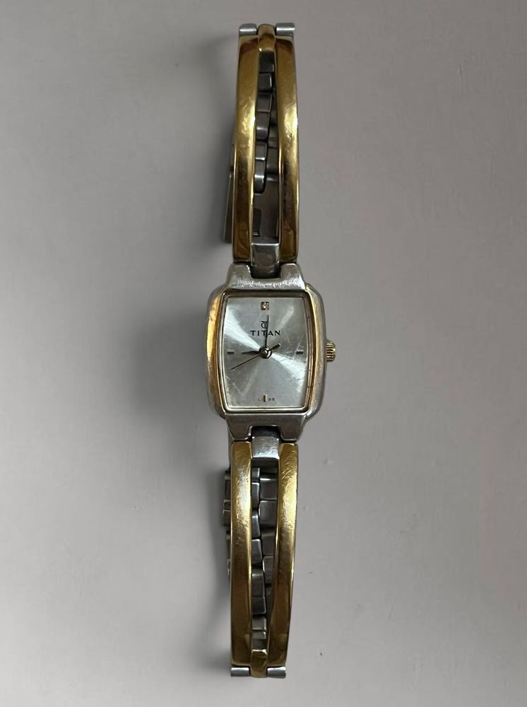 Titan Two-Tone Bracelet Watch
