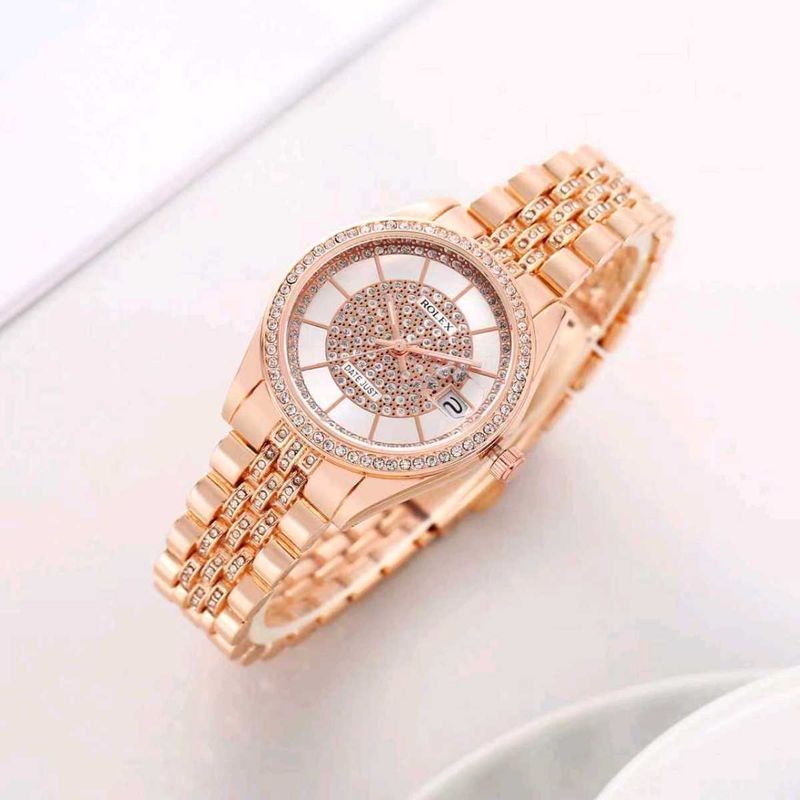 Rose Gold Diamond Watch