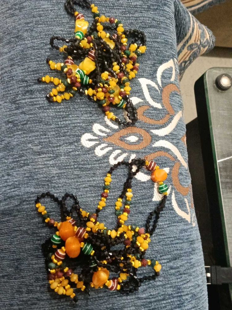 Boho Beaded Necklace Set combo 2 se
