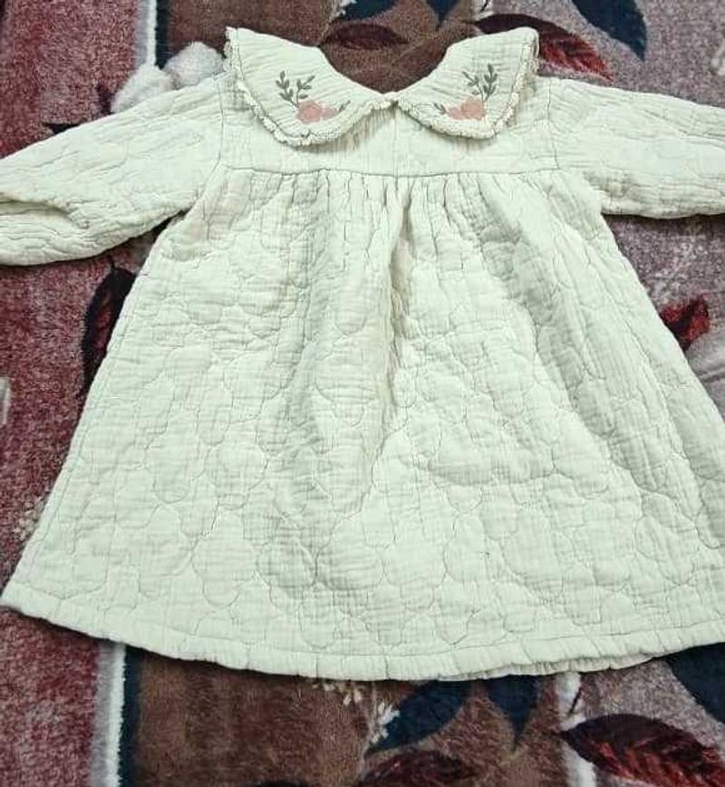 Floral Embroidered Baby Dress