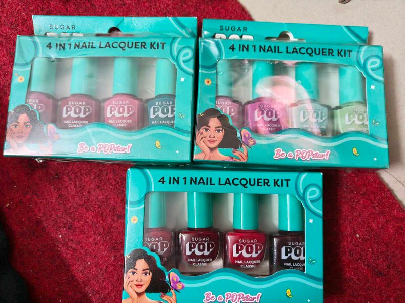 SUGAR 4 in 1 Nail Lacquer Kit