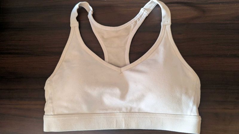 Myprotein Comfy White Sports Bra