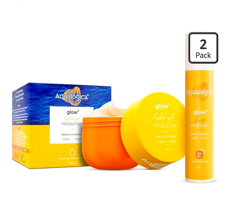 Glow+ Hydra Gel Moisturizer &amp; Sunscreen